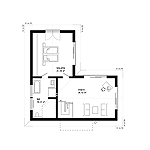 Grundriss des Obergeschosses